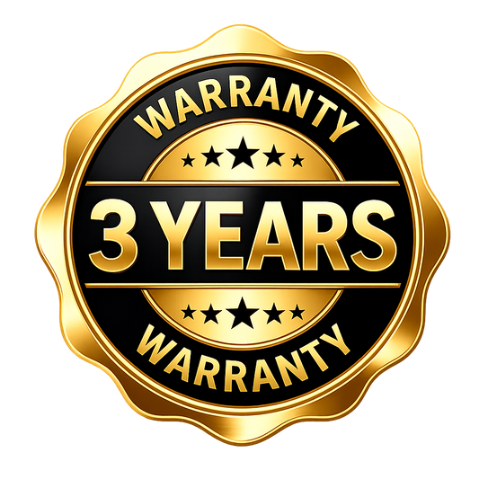 + 3 YEAR WARRANTY