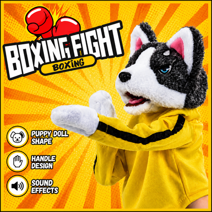 SCULPTA™ Boxing Husky Hand Puppet