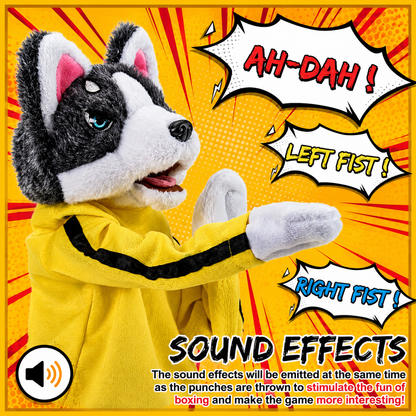 SCULPTA™ Boxing Husky Hand Puppet