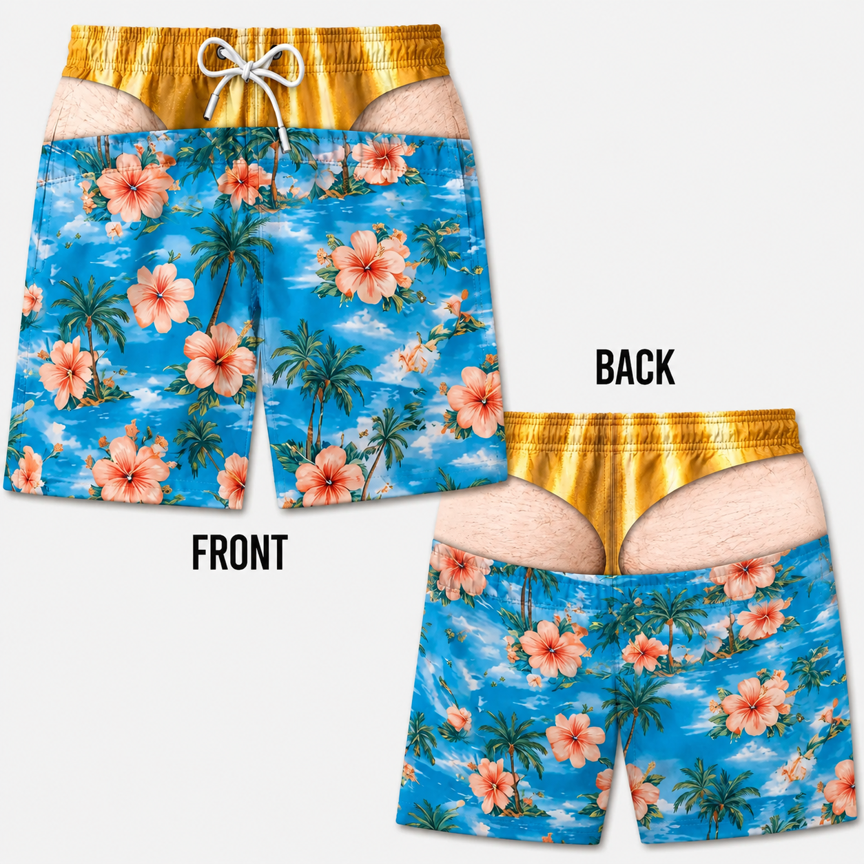 CheekSwim™ Swim Trunks