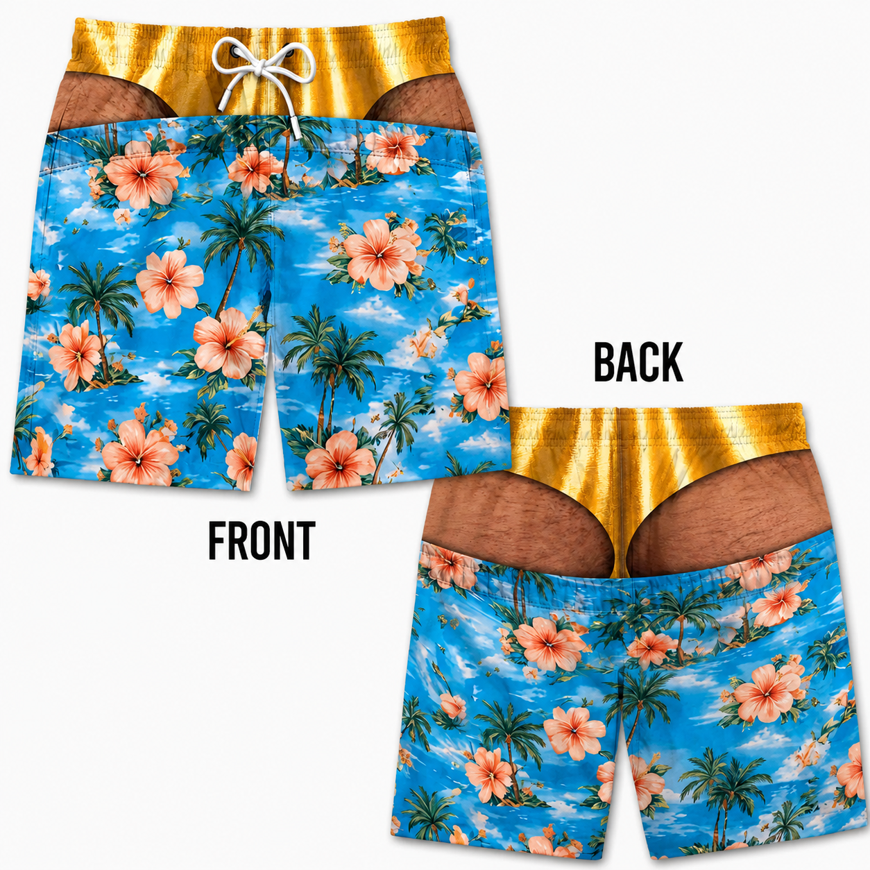 CheekSwim™ Swim Trunks