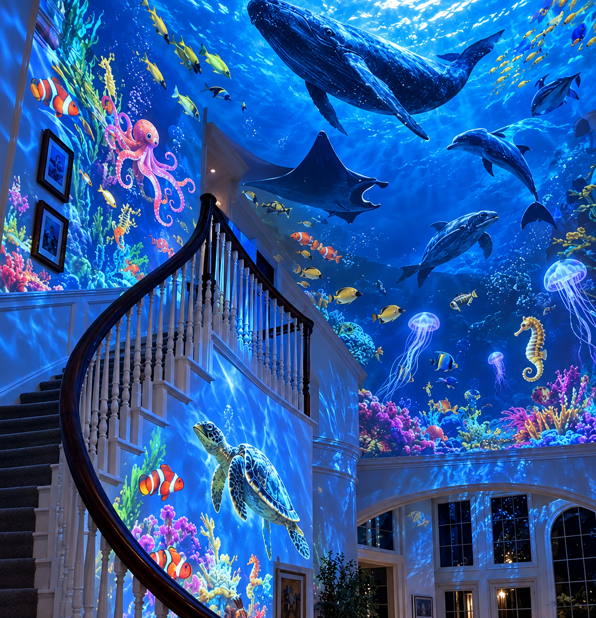 Swirlo™ OceanScape Projector – Includes Ocean & Christmas Scenes