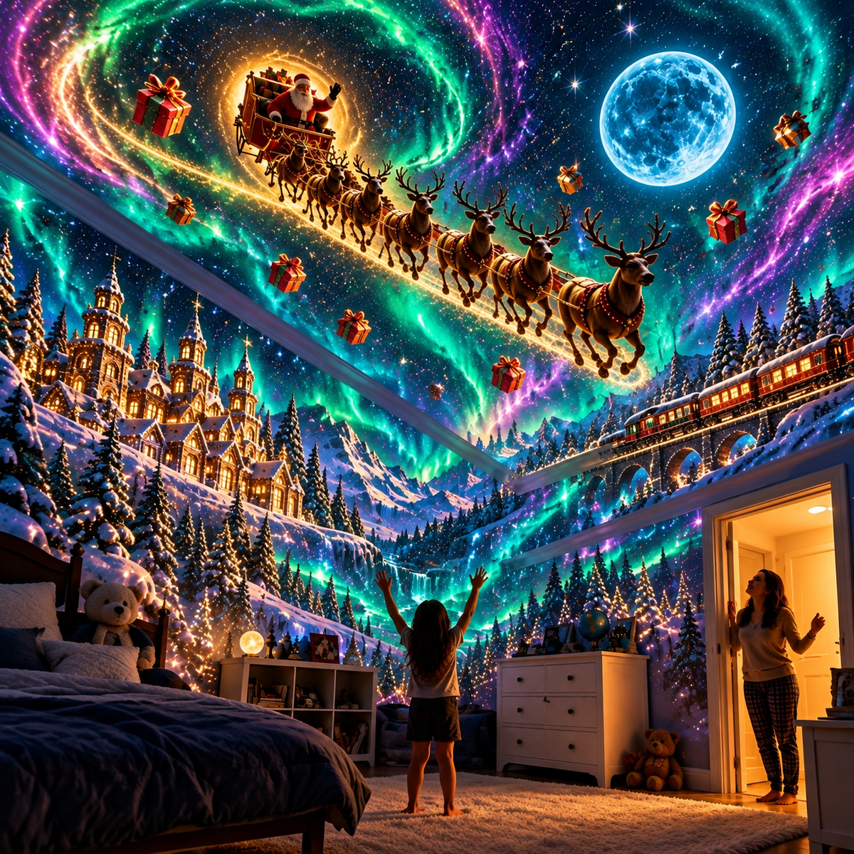 Swirlo™ OceanScape Projector – Includes Ocean & Christmas Scenes